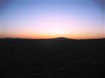 tramonto nella steppa mongola